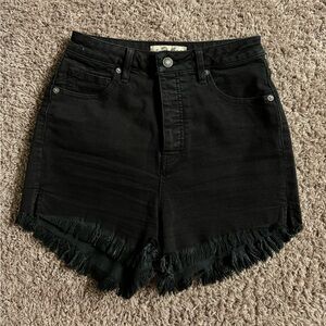 Free People CRVY high rise shorts
